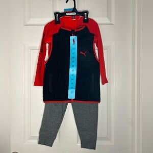 PUMA Kids' 3-piece Vest Set, 4T